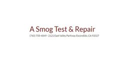 A Smog Test & Repair