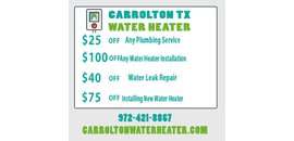 Carrolton TX Water Heater